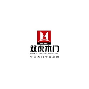 双虎木门品牌logo