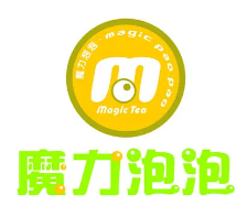 魔力泡泡奶茶品牌logo