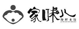 家味儿海鲜水饺品牌logo