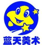 蓝天美术培训品牌logo