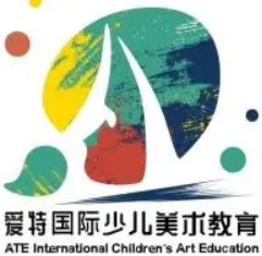 爱特国际少儿美术教育品牌logo