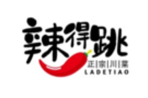 辣的跳牛蛙火锅品牌logo