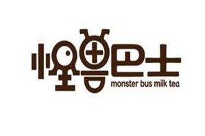 怪兽巴士奶茶品牌logo