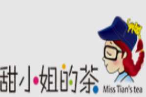 甜小姐的茶茶饮店品牌logo