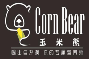玉米熊鲜榨饮品品牌logo