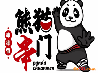 熊猫串门品牌logo