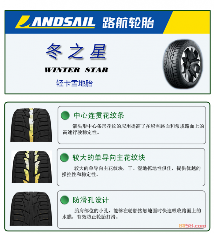 路航轮胎怎么样?路航轮胎冬行者LANDSAIL商务VAN