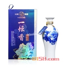 汾酒一坛香国花青瓷475ml清香型白酒