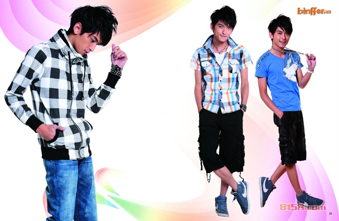 韩国宾菲变色服饰