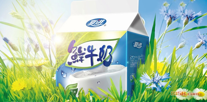 夏进牛奶
