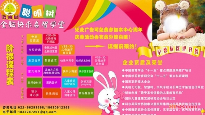 聪明树早教加盟费