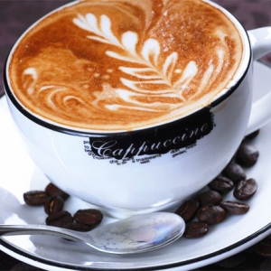 爱雨蓝街头咖啡品牌logo