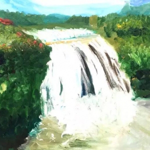 彩翼儿童美术品牌logo