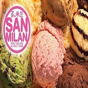 圣米兰冰淇淋品牌logo