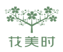 花美时民宿品牌logo