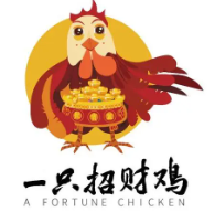 一只招财鸡品牌logo