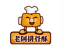 老阿排骨酥品牌logo