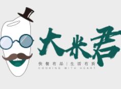 大米君自选快餐品牌logo