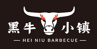 黑牛小镇烤肉品牌logo