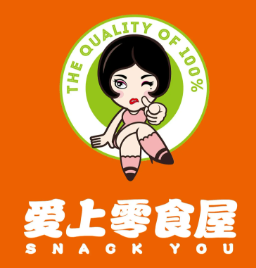 爱上零食屋品牌logo