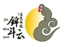 锦斗云豆花水饺品牌logo