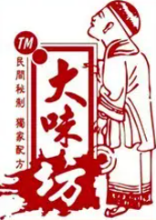 大味坊竹编鸡竹编鸭品牌logo