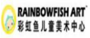 彩虹鱼美术教育中心品牌logo