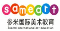 参米国际美术教育品牌logo