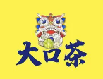 大口茶冷饮奶茶品牌logo