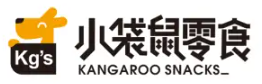 小袋鼠零食品牌logo