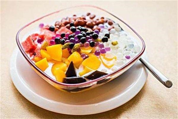 不二酸奶水果捞