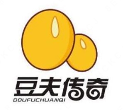 豆夫传奇奶茶品牌logo