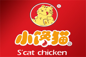 小馋猫汉堡炸鸡品牌logo