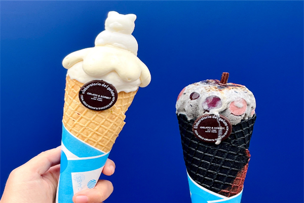 可乐猫冰淇淋冷饮