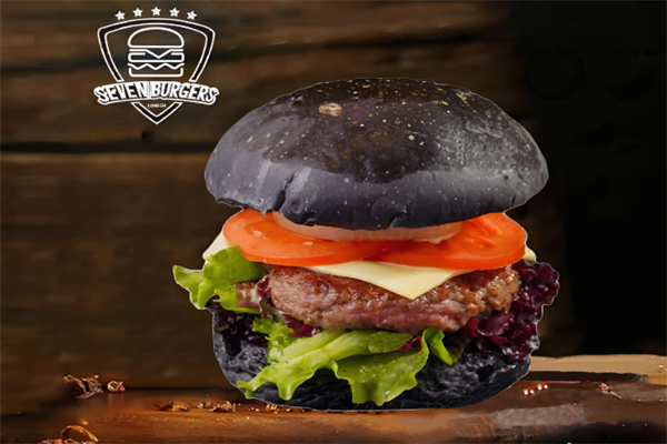 7个堡炙烤和牛汉堡