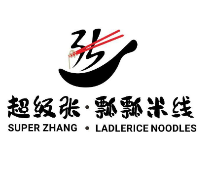 超级张·特色瓢瓢米线品牌logo