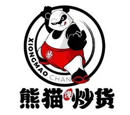 熊猫馋炒货品牌logo