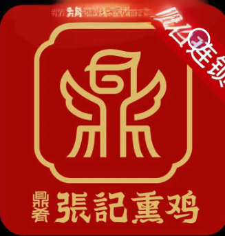 鼎肴张记熏鸡品牌logo