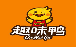 趣味鸭衢州鸭头品牌logo