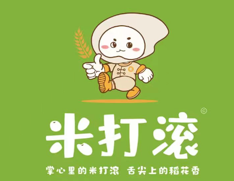 米打滚饭包凉皮炸串品牌logo
