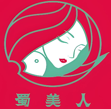 蜀美人·川湘菜品牌logo