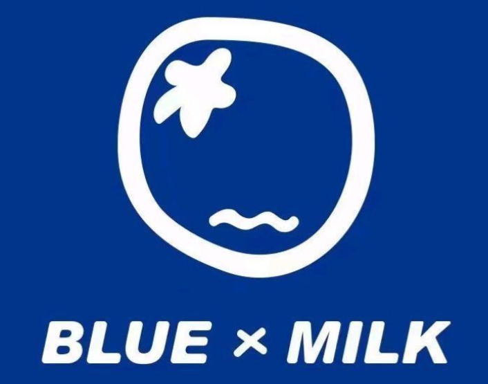 blue milk奶茶店