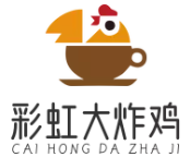 彩虹大炸鸡品牌logo