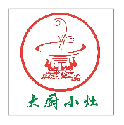大厨小灶中餐馆品牌logo