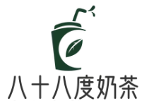 八十八度珍珠奶茶品牌logo