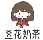 豆花奶茶品牌logo