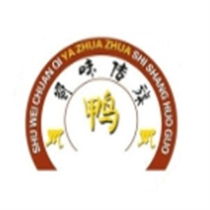 蜀味传旗鸭爪爪品牌logo