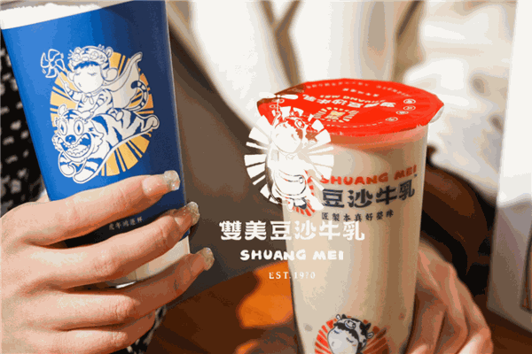 双美豆沙牛乳