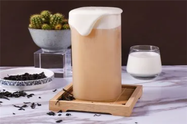 研盐小方奶茶