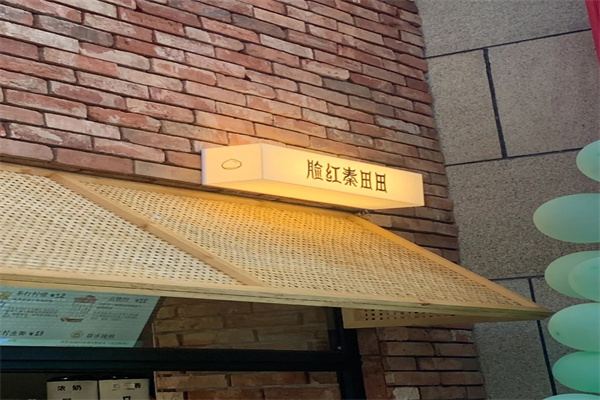 脸红秦田田奶茶